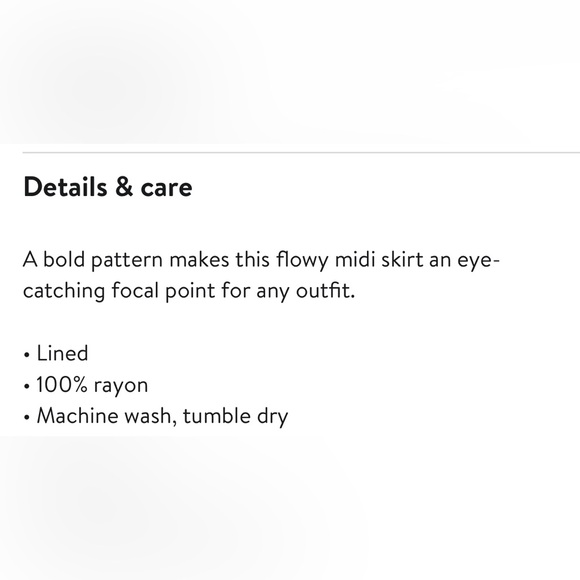 Leith XS leopard bias cut midi skirt - Picture 5 of 7